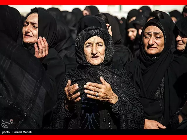 تصاویر مراسم تشییع شهید سجاد منصوری شهدای ارتش حمله اسرائیل